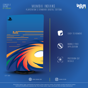 Mumbai Indians IPL inspired Console Skin by SUBUMI for Playstation 5 Standard Digital
