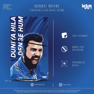 Mumbai Indians IPL inspired Console Skin by SUBUMI for Playstation 5 Slim Digital