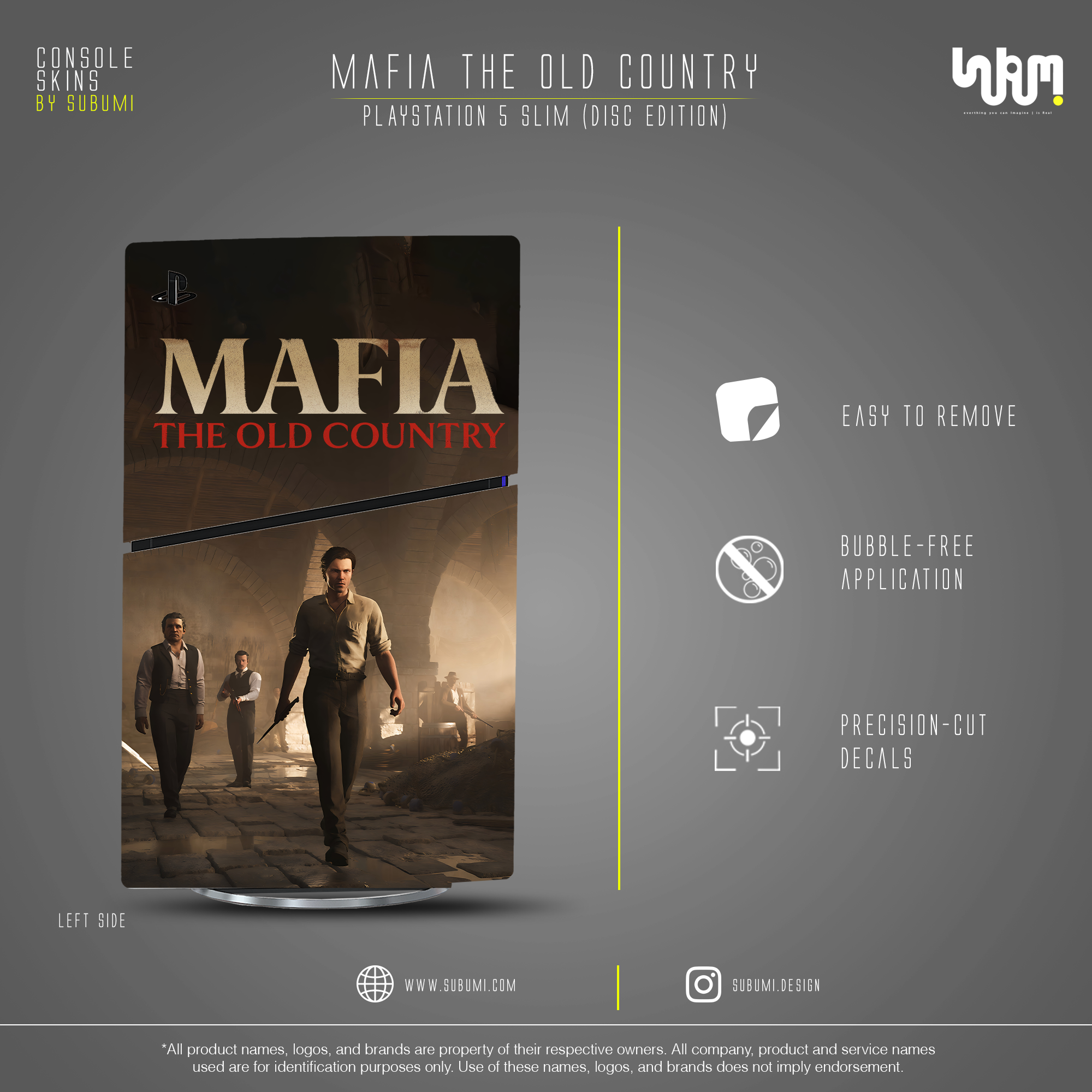 Mafia: The Old Country PS5 Skin 13