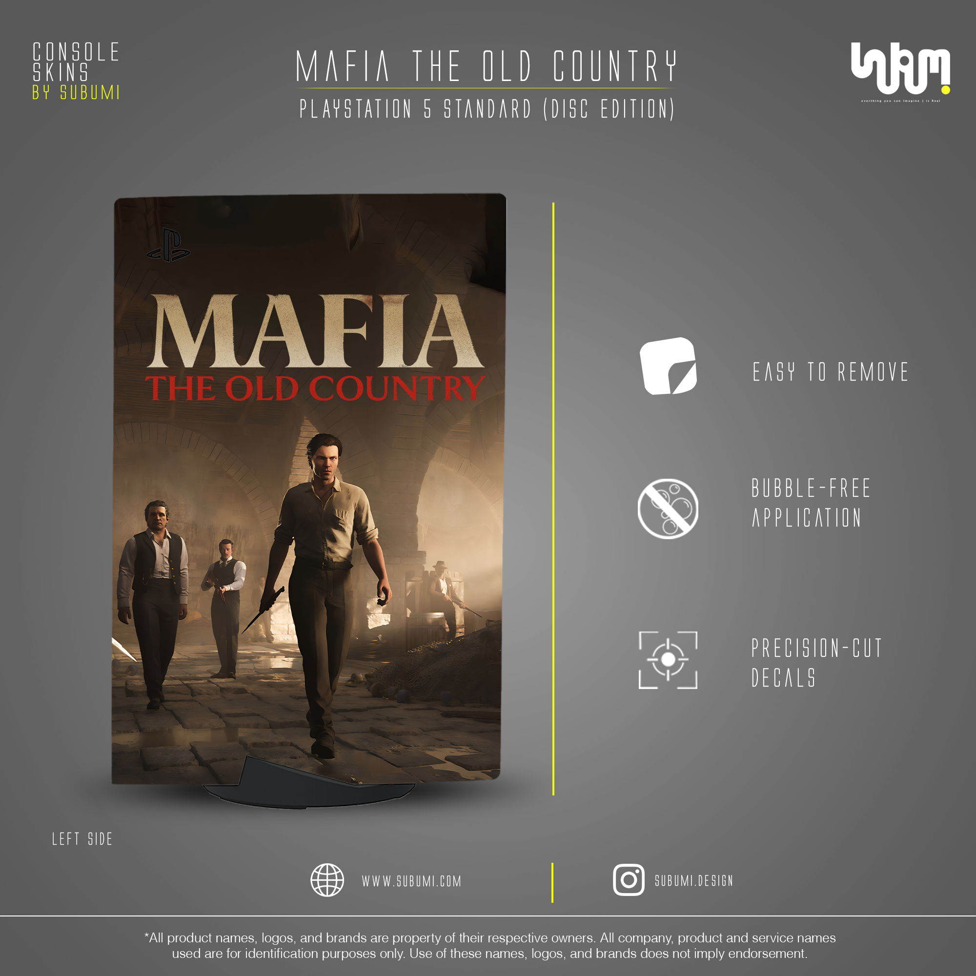 Mafia: The Old Country PS5 Skin 7