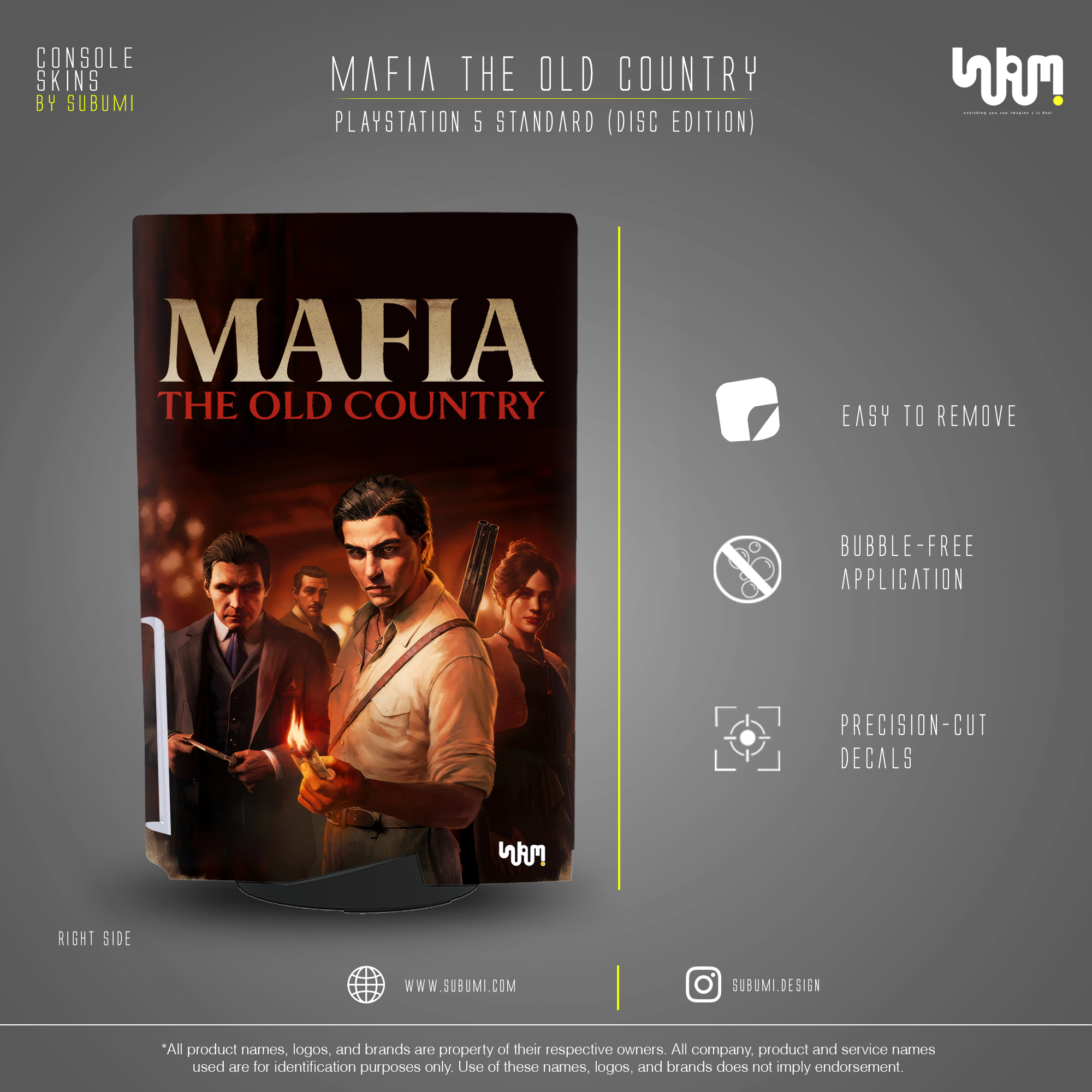 Mafia: The Old Country PS5 Skin 5