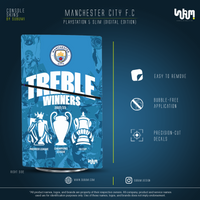 Manchester City Console Skin by SUBUMI — PS5 Slim Digital, right side