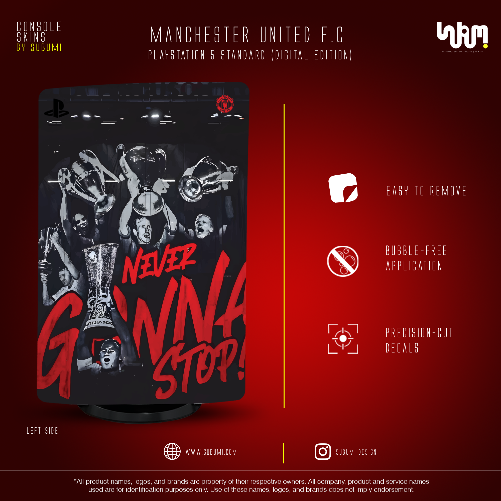 Manchester United Console Skin (Type 2) by SUBUMI