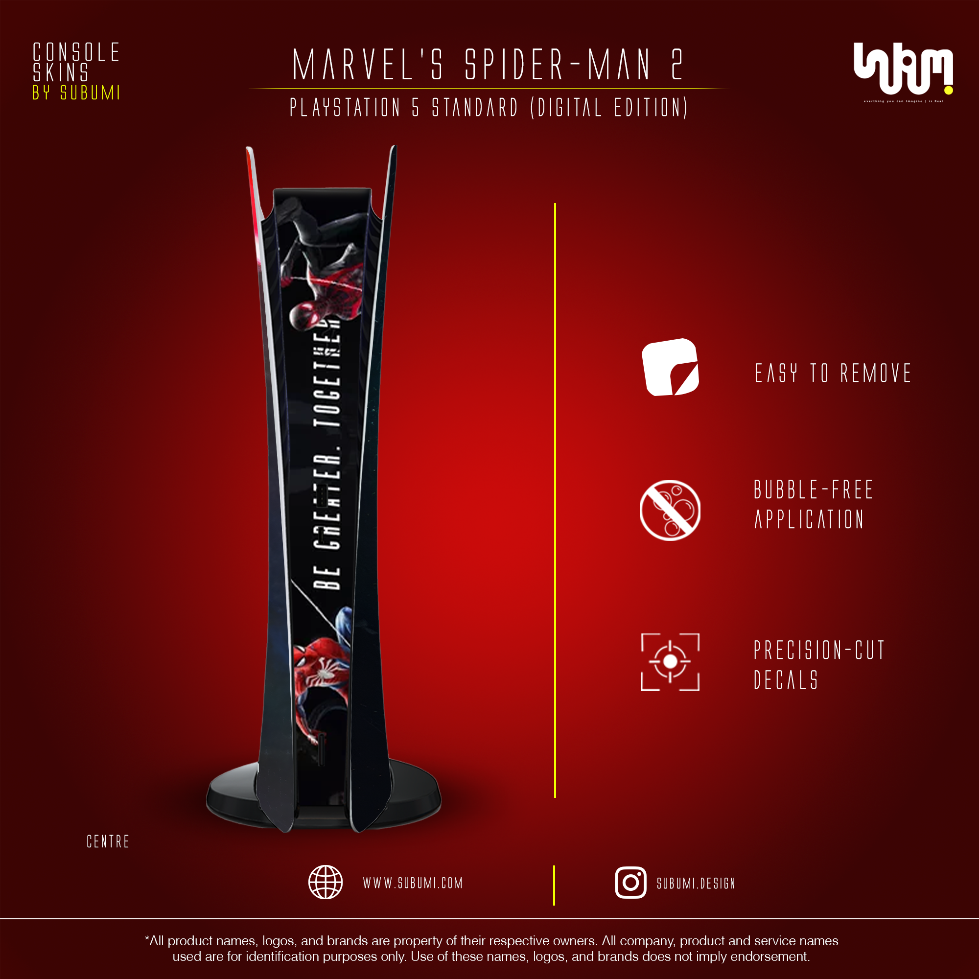 Marvel's Spider-Man 2 PS5 Skin by SUBUMI