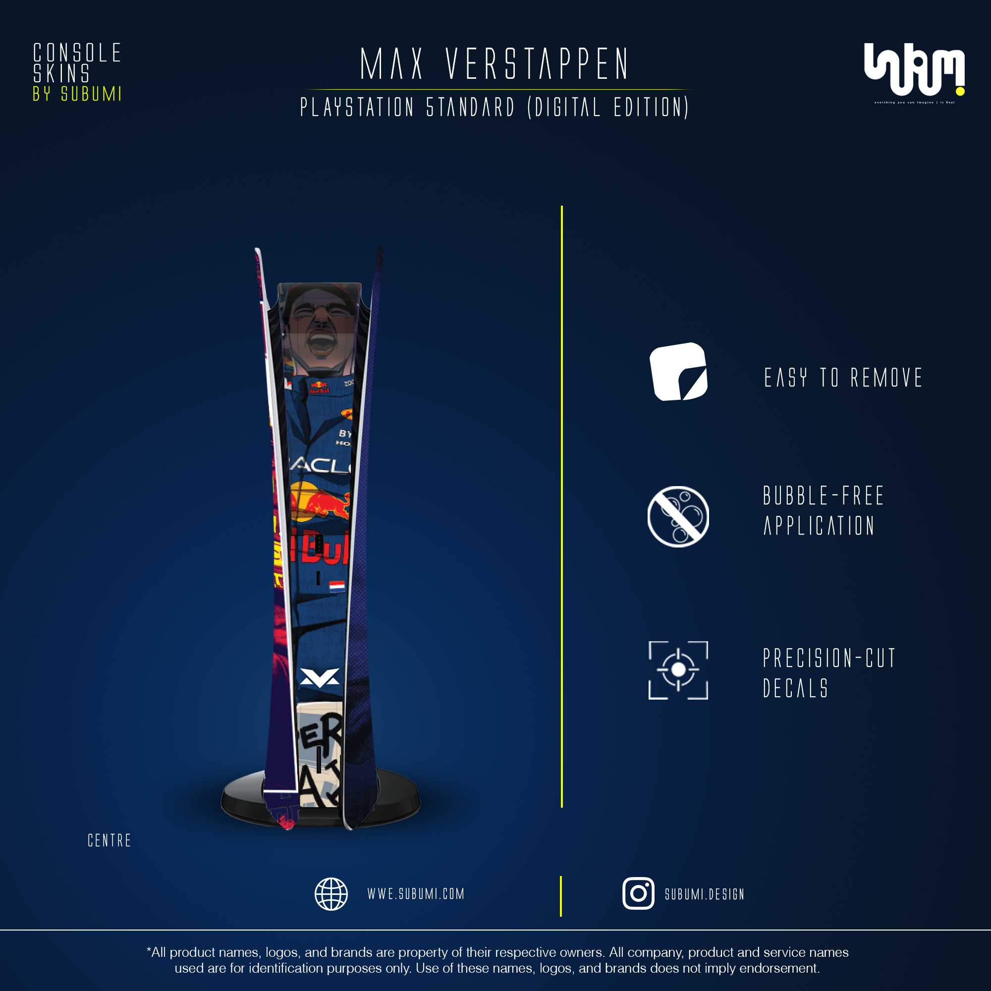 Max Verstappen PS5  Skin by SUBUMI