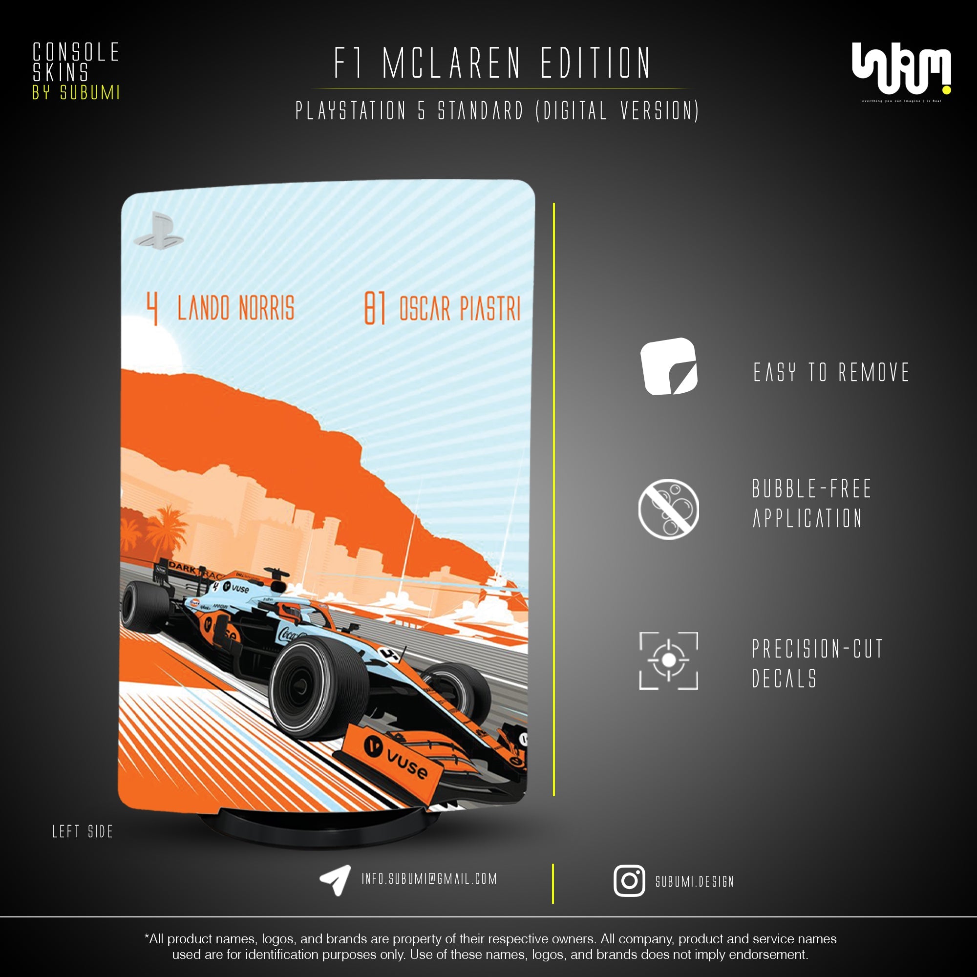 McLaren F1 console skin