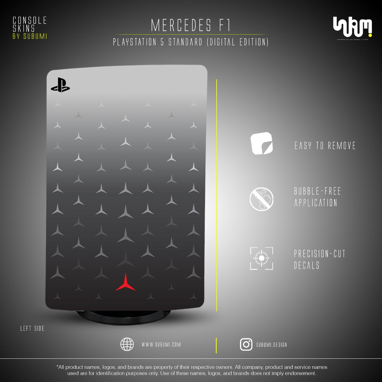 Mercedes F1 Console Skin by SUBUMI