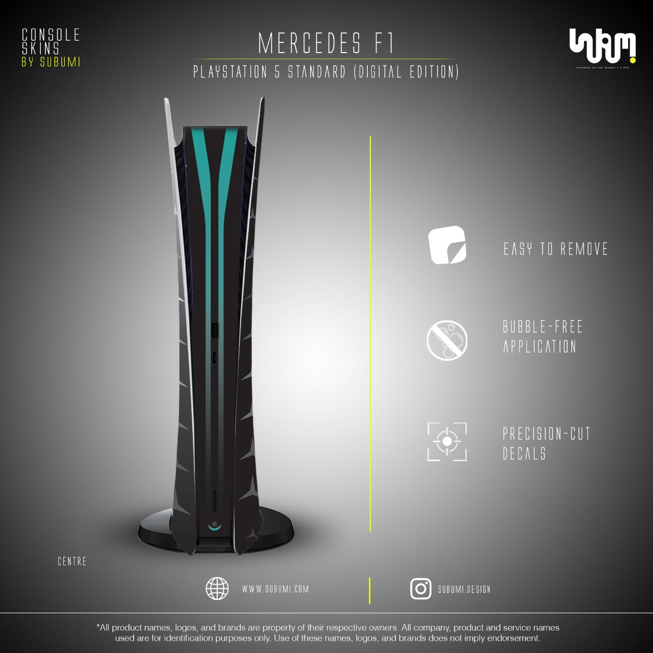 Mercedes F1 PS5 Skin by SUBUMI