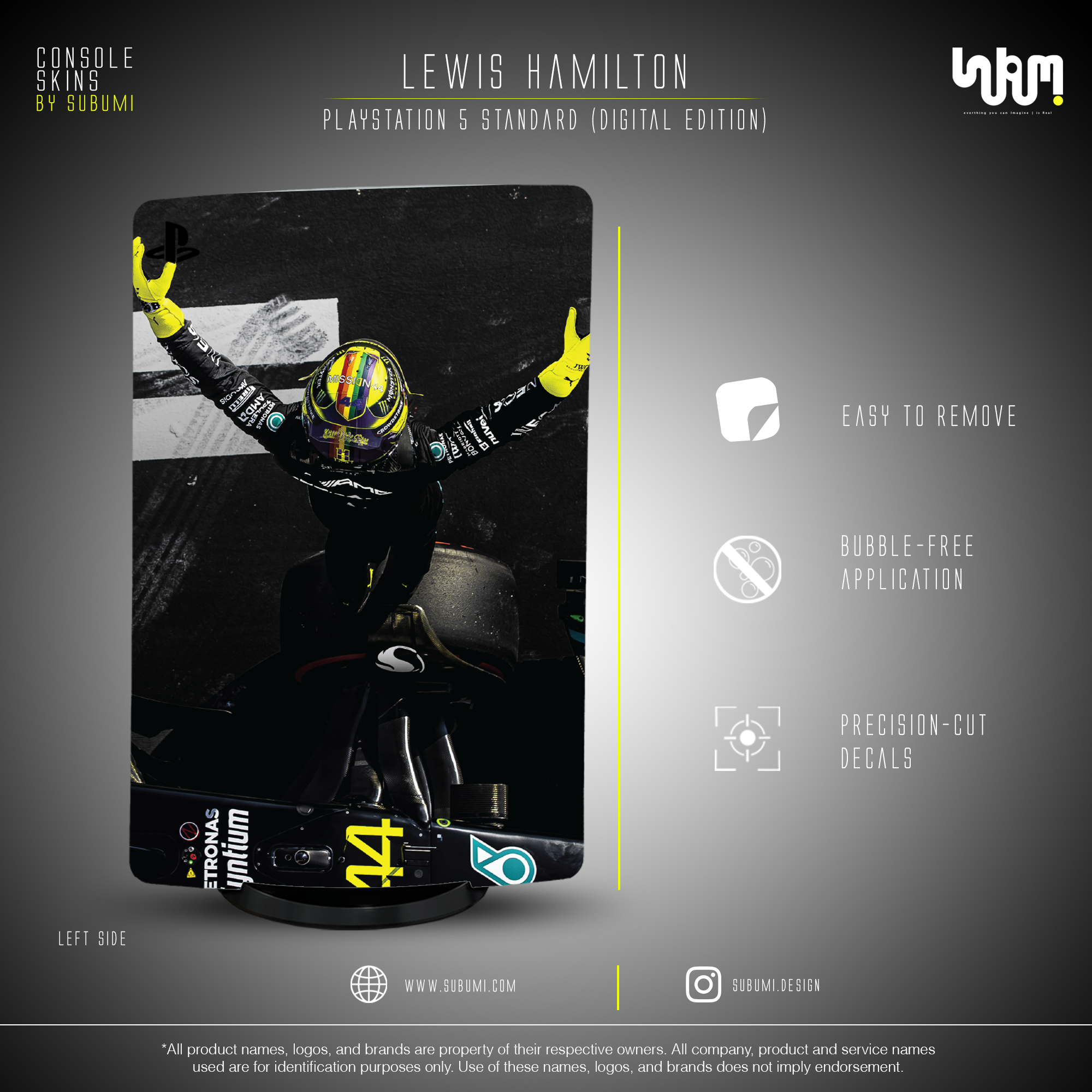 Mercedes x Lewis Hamilton console skin
