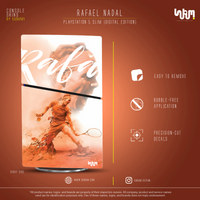 Rafael Nadal Console Skin by SUBUMI — PS5 Slim Digital, right side