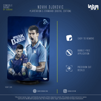 Novak Djokovic Console Skin by SUBUMI — PS5 Standard Digital, right side