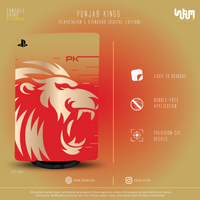 Punjab Kings PS5 Console Skin | SUBUMI — left side, image 3