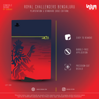 Royal Challengers Bengaluru IPL inspired Console Skin by SUBUMI for Playstation 5 Standard Disc