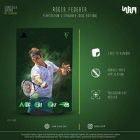 Roger Federer Console Skin by SUBUMI — PS5 Standard Disc, left side