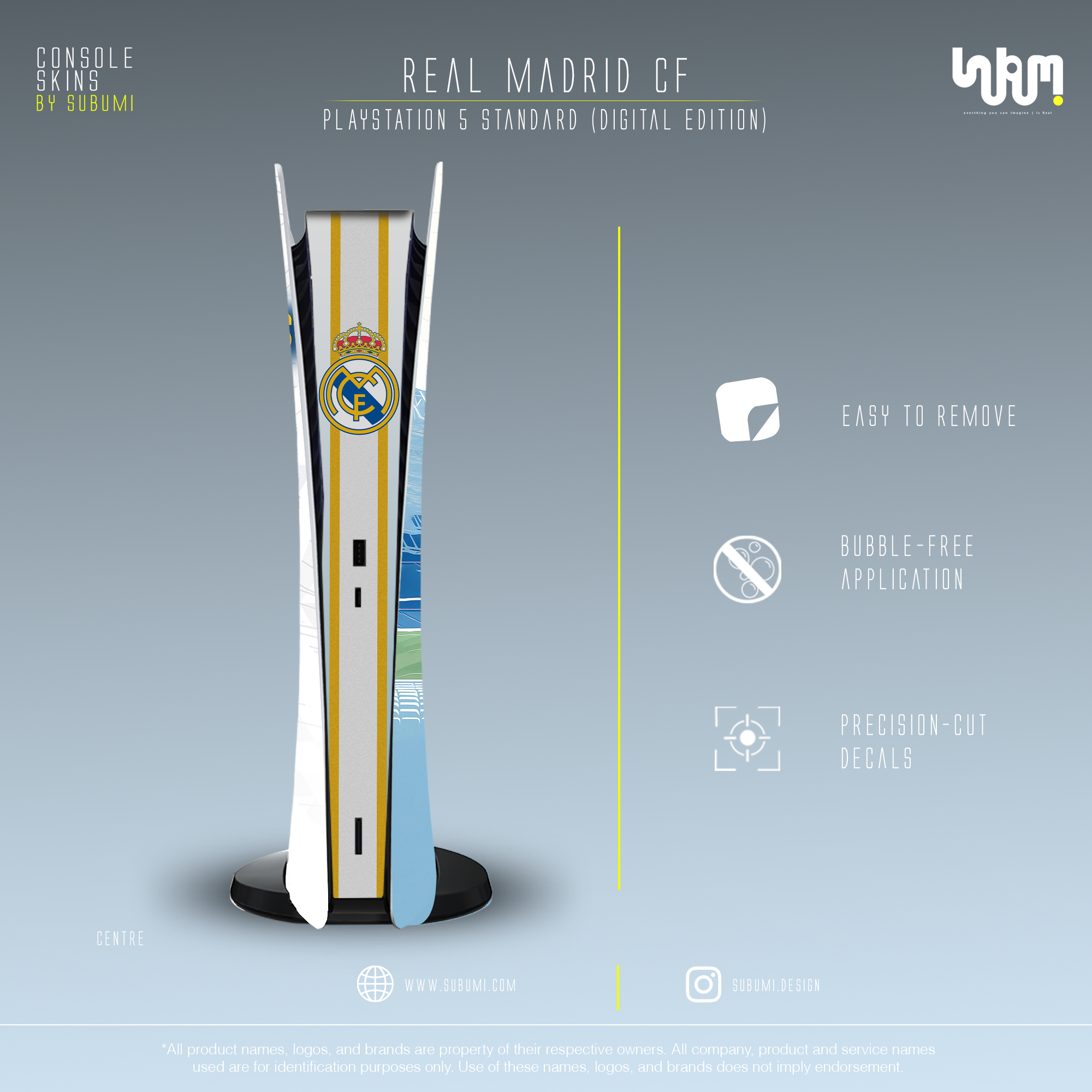 Real Madrid PS5 Skin 5
