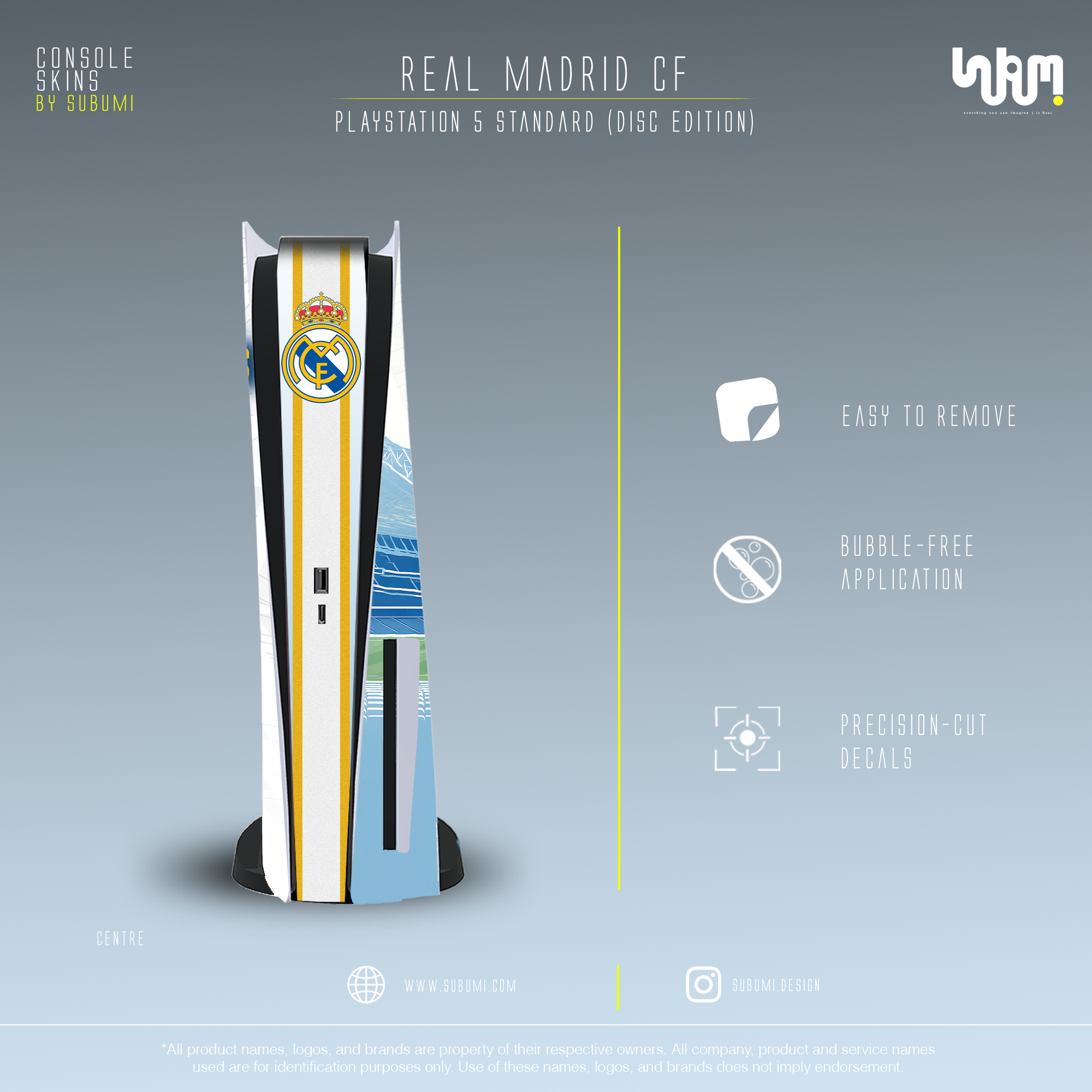 Real Madrid PS5 Skin 8