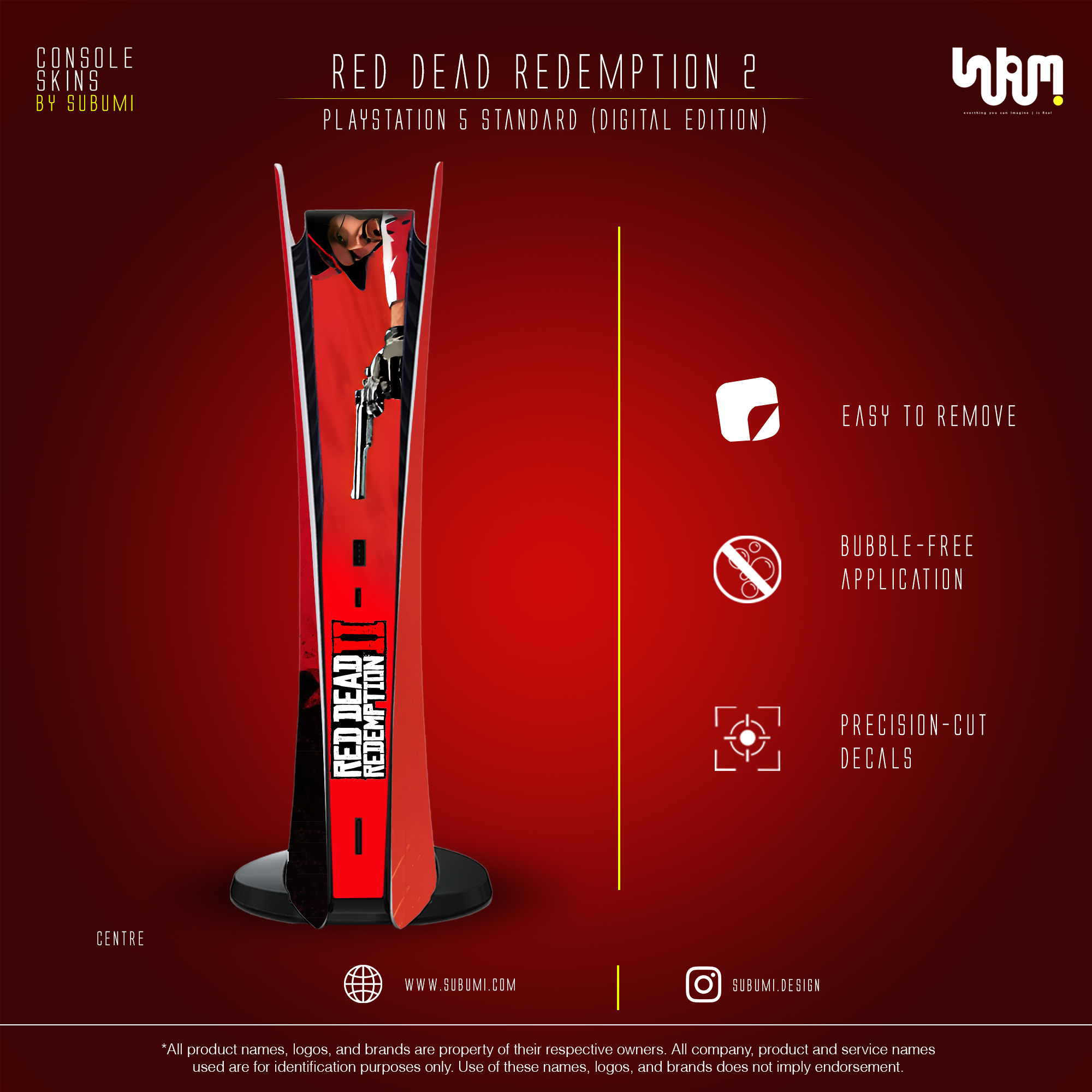 Red Dead Redemption 2 PS5 Skin by SUBUMI