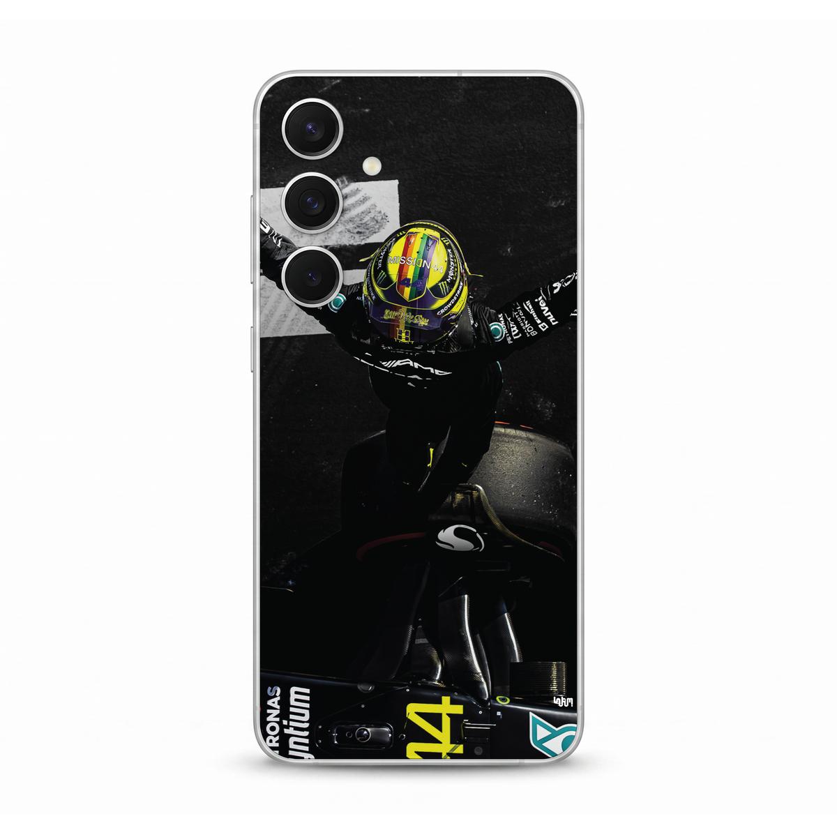 Mercedes X Lewis Hamilton Mobile Phone Skins by Subumi