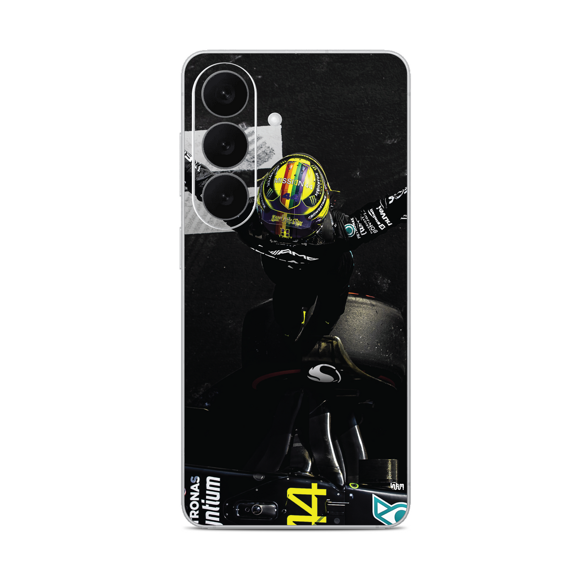 Mercedes X Lewis Hamilton Mobile Phone Skins by Subumi