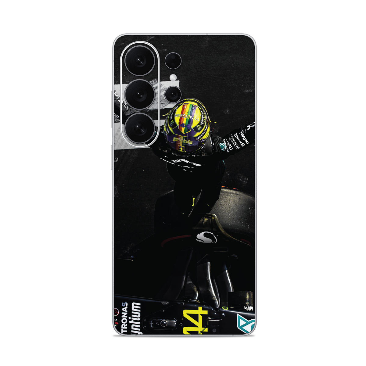Mercedes X Lewis Hamilton Mobile Phone Skins by Subumi