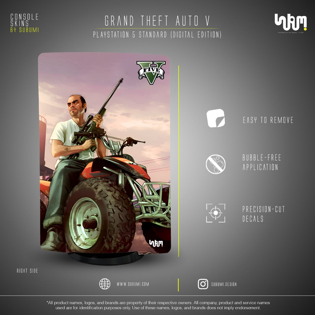 SUBUMI Grand Theft Auto V PS5 Skin 