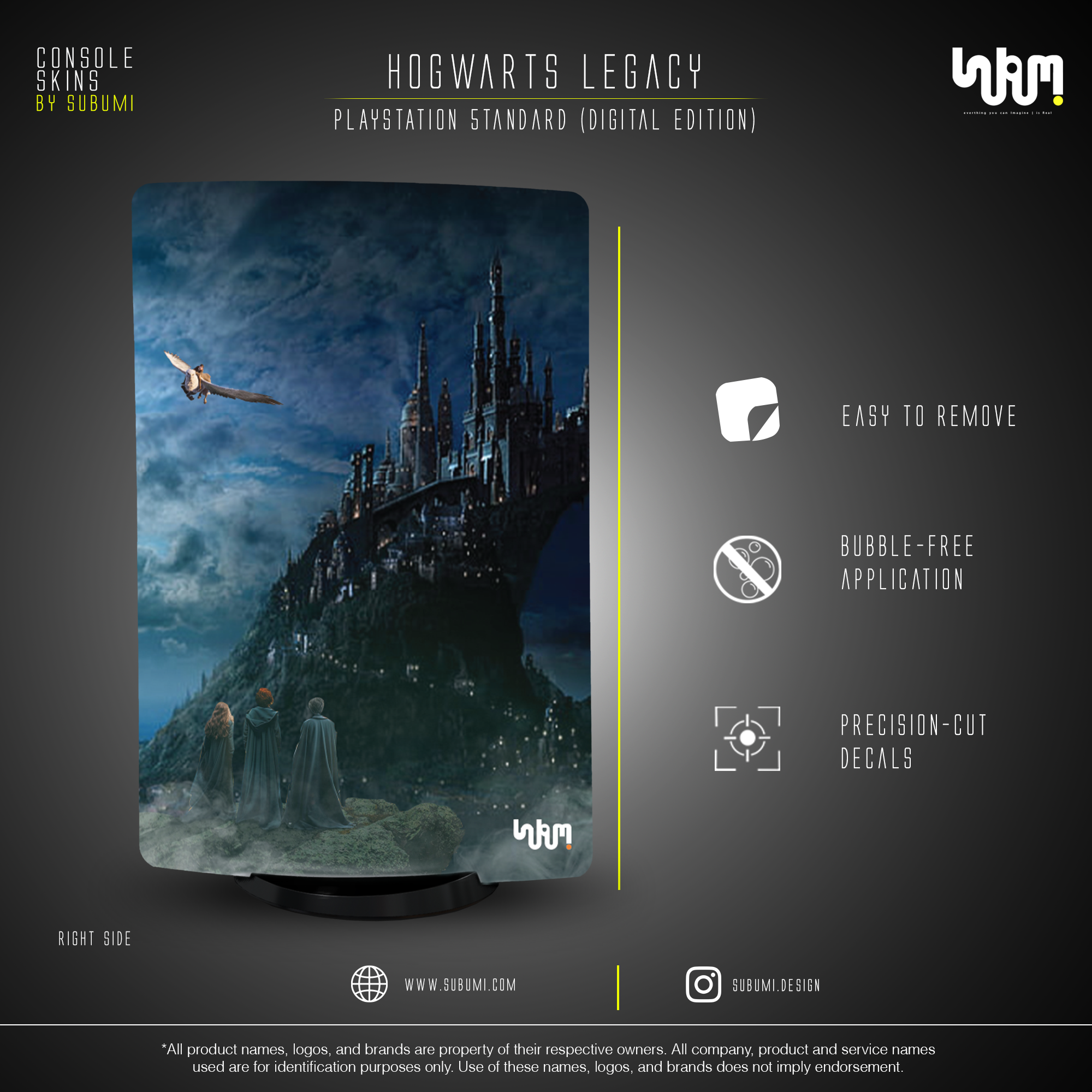 SUBUMI Hogwarts Legacy PS5 Skin