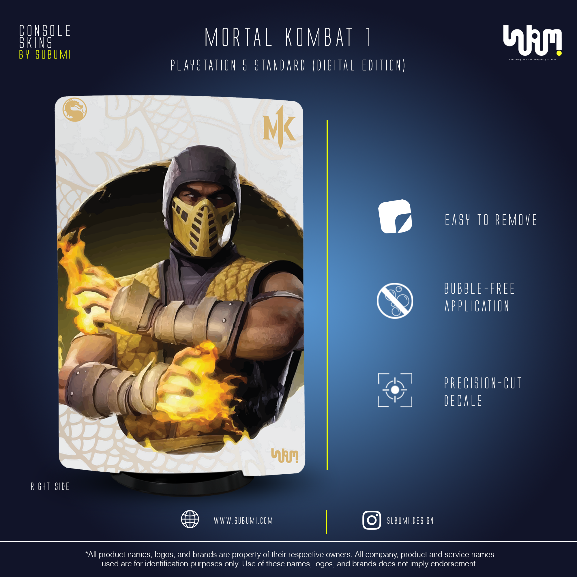 SUBUMI Mortal Kombat 1 PS5 Skin 