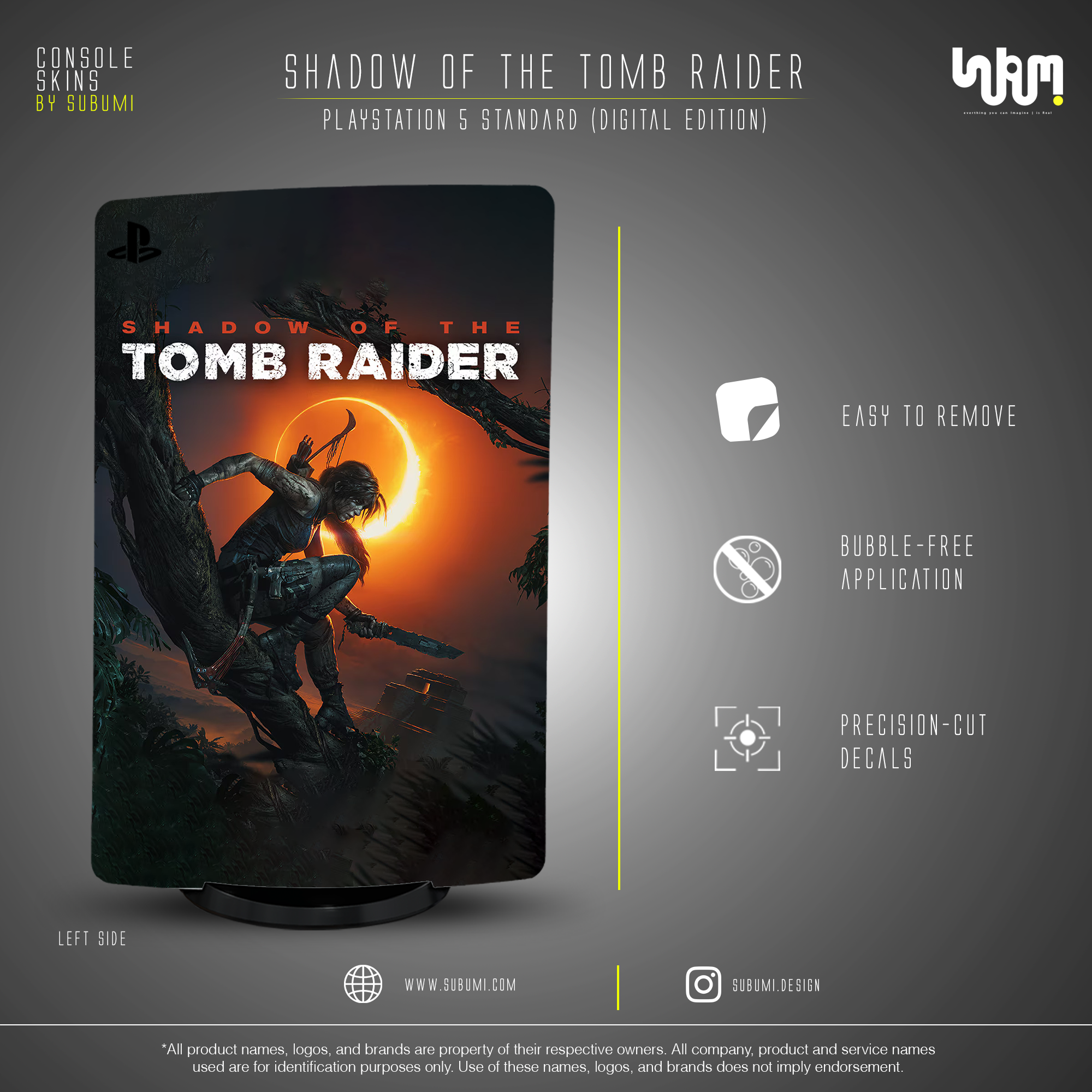 Shadow of the Tomb Raider Console Skin by SUBUMI