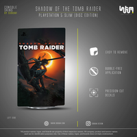 Shadow of the Tomb Raider Console Skin by SUBUMI — PS5 Slim Disc, left side