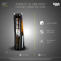Shadow of the Tomb Raider Console Skin by SUBUMI — PS5 Standard Disc, centre view