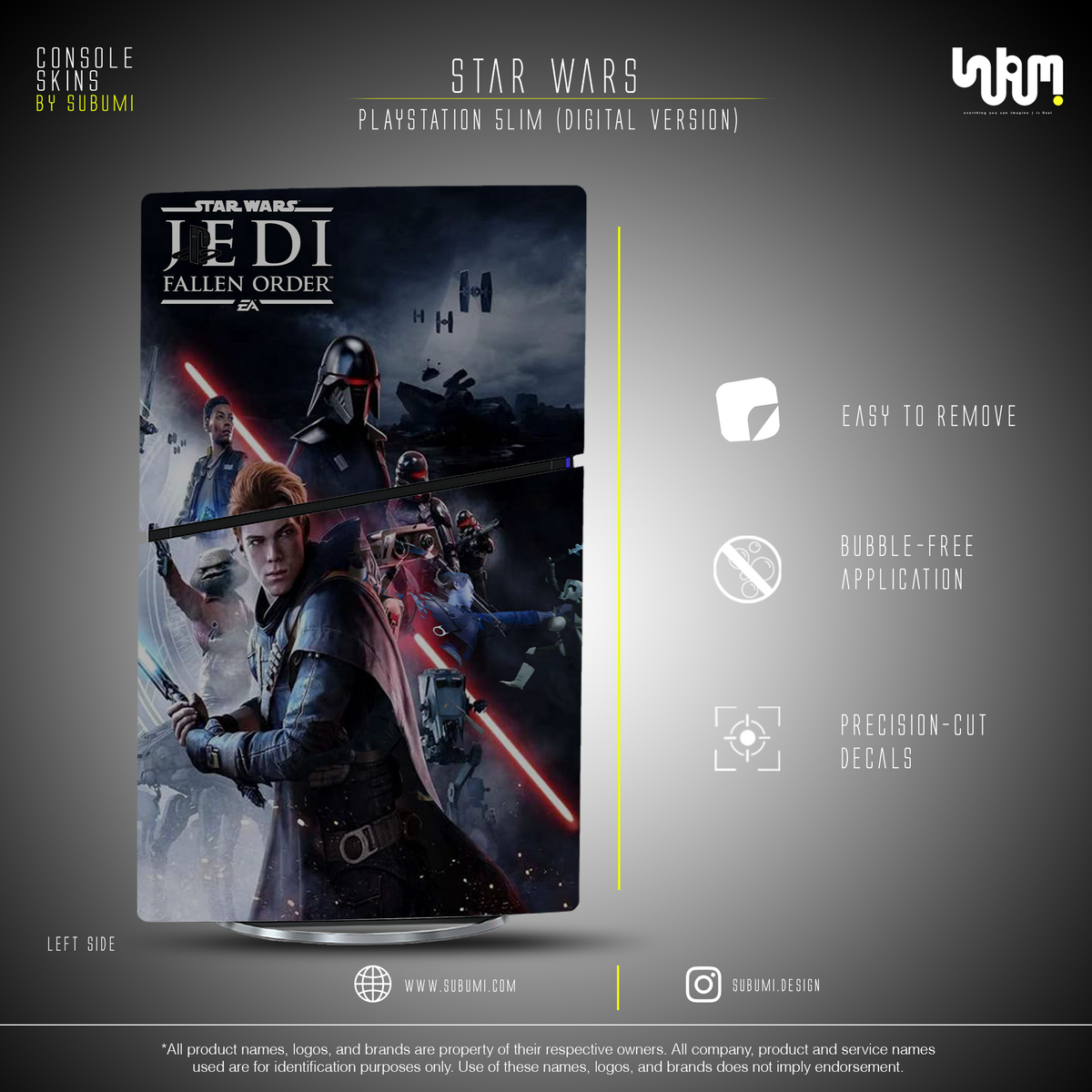 Star Wars Jedi: Fallen Order Console Skin by SUBUMI