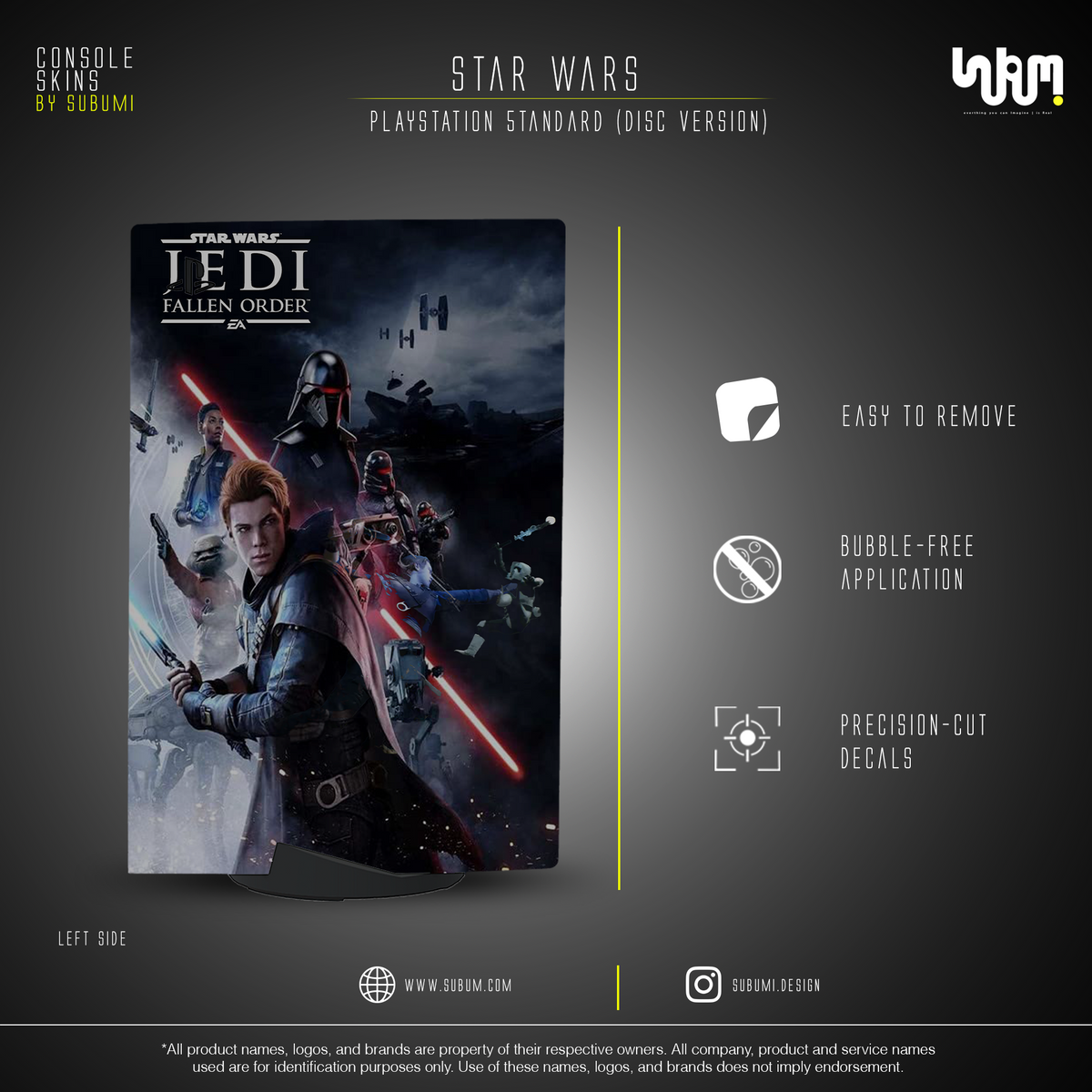Star Wars Jedi: Fallen Order Console Skin by SUBUMI