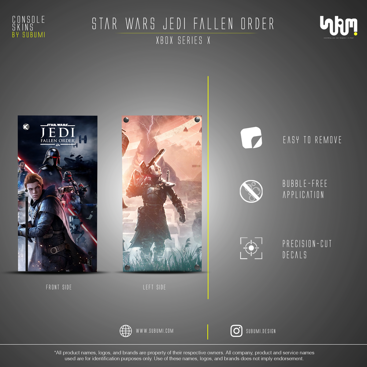 Star Wars Jedi: Fallen Order Console Skin by SUBUMI