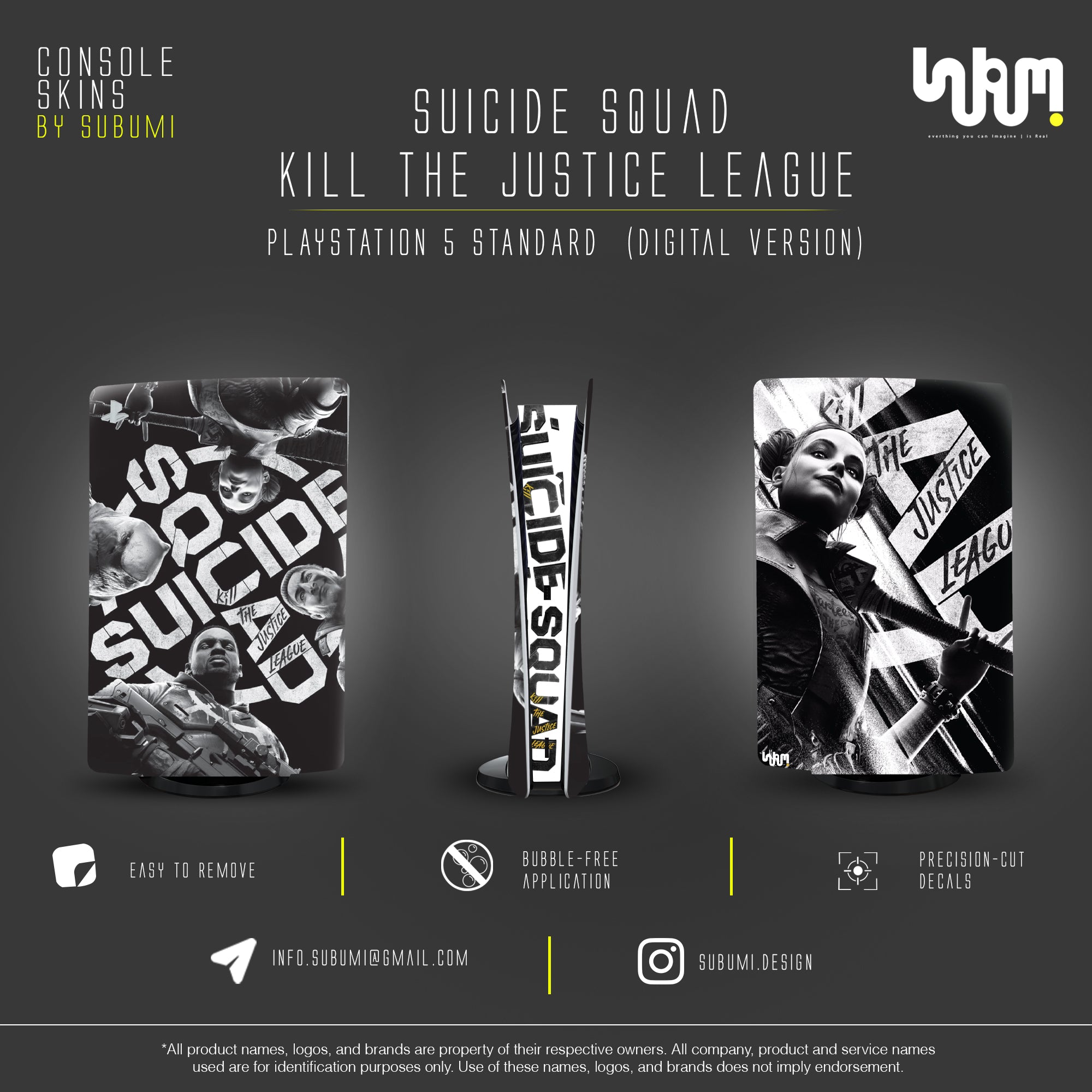 Suicide Squad || PlayStation & Xbox Skins by SUBUMi