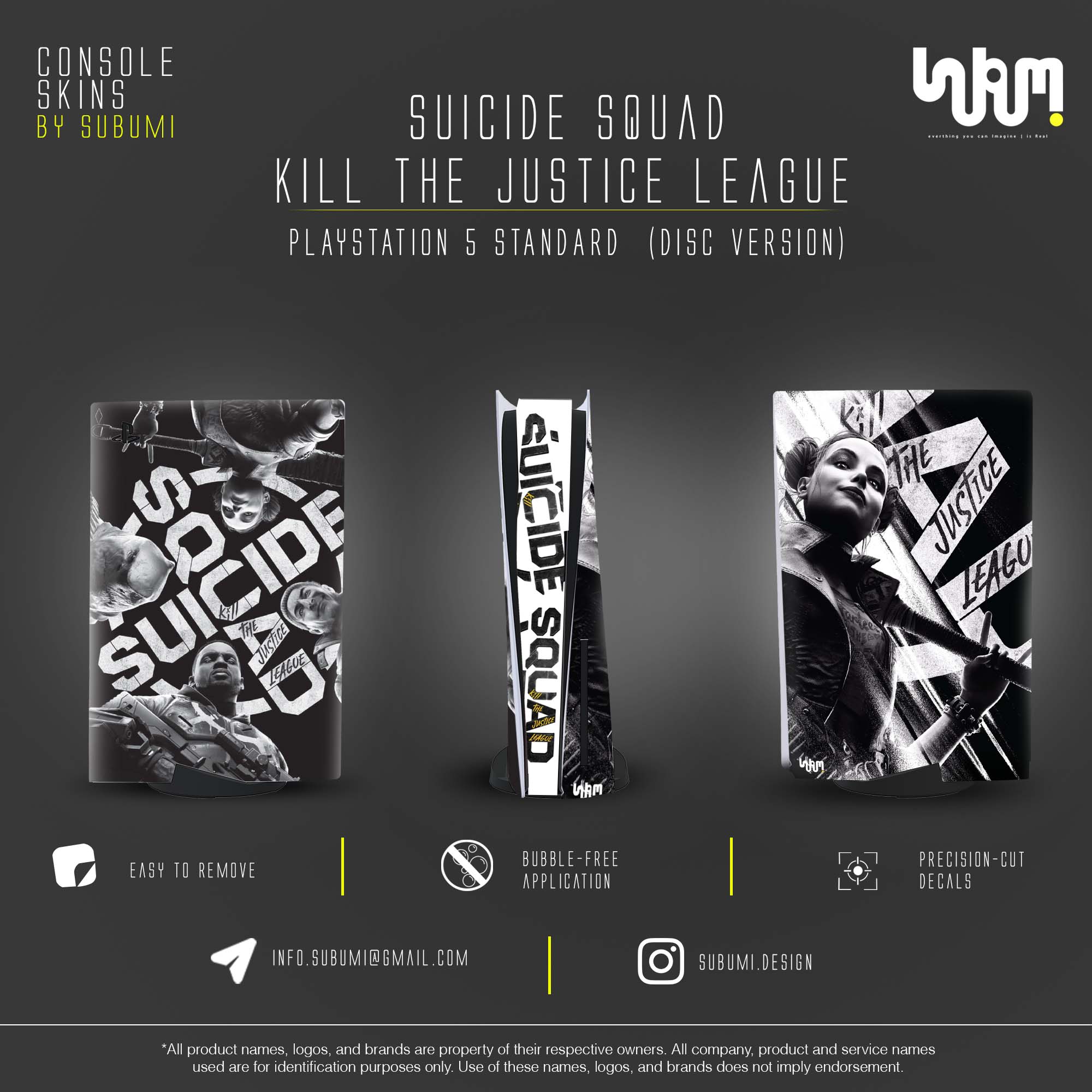 Suicide Squad || PlayStation & Xbox Skins by SUBUMi