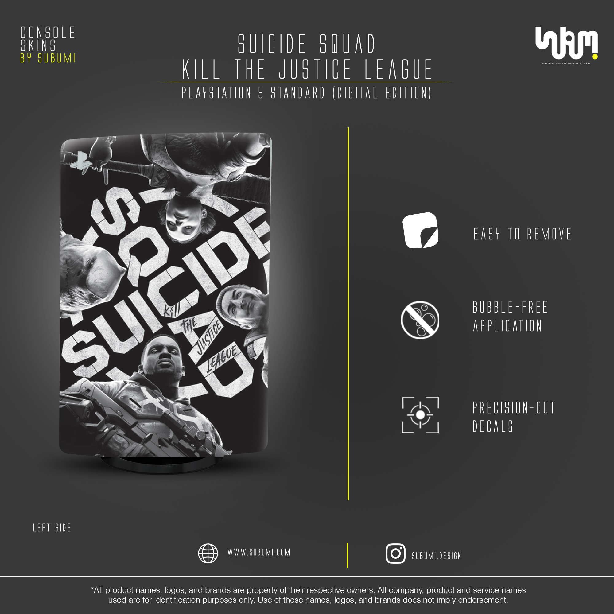 Suicide Squad console skin