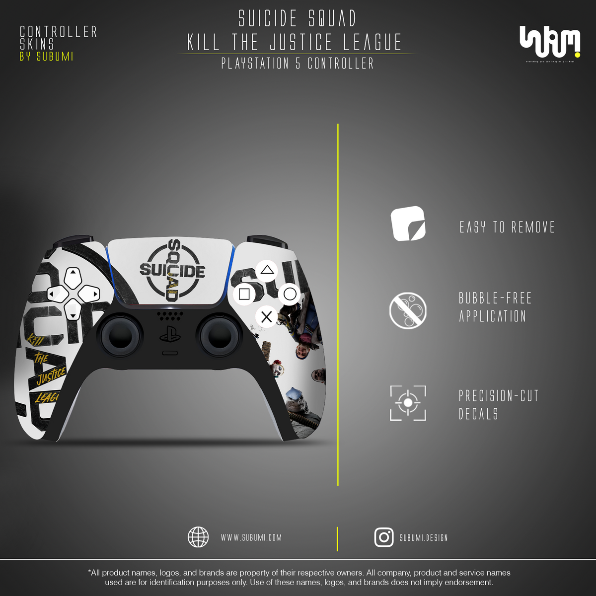 Suicide Squad controller skin