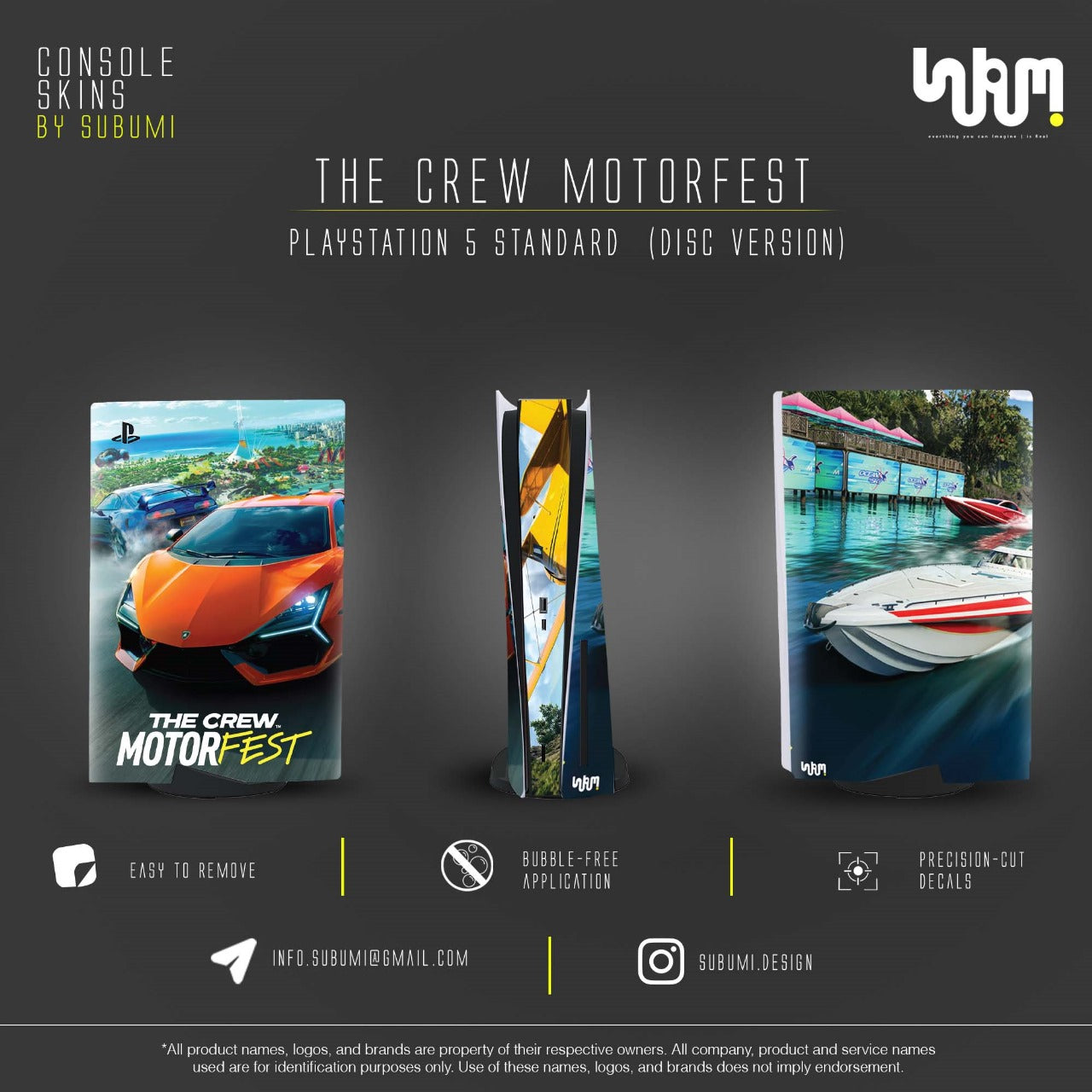 The Crew Motorfest || PlayStation & Xbox Skins by SUBUMi