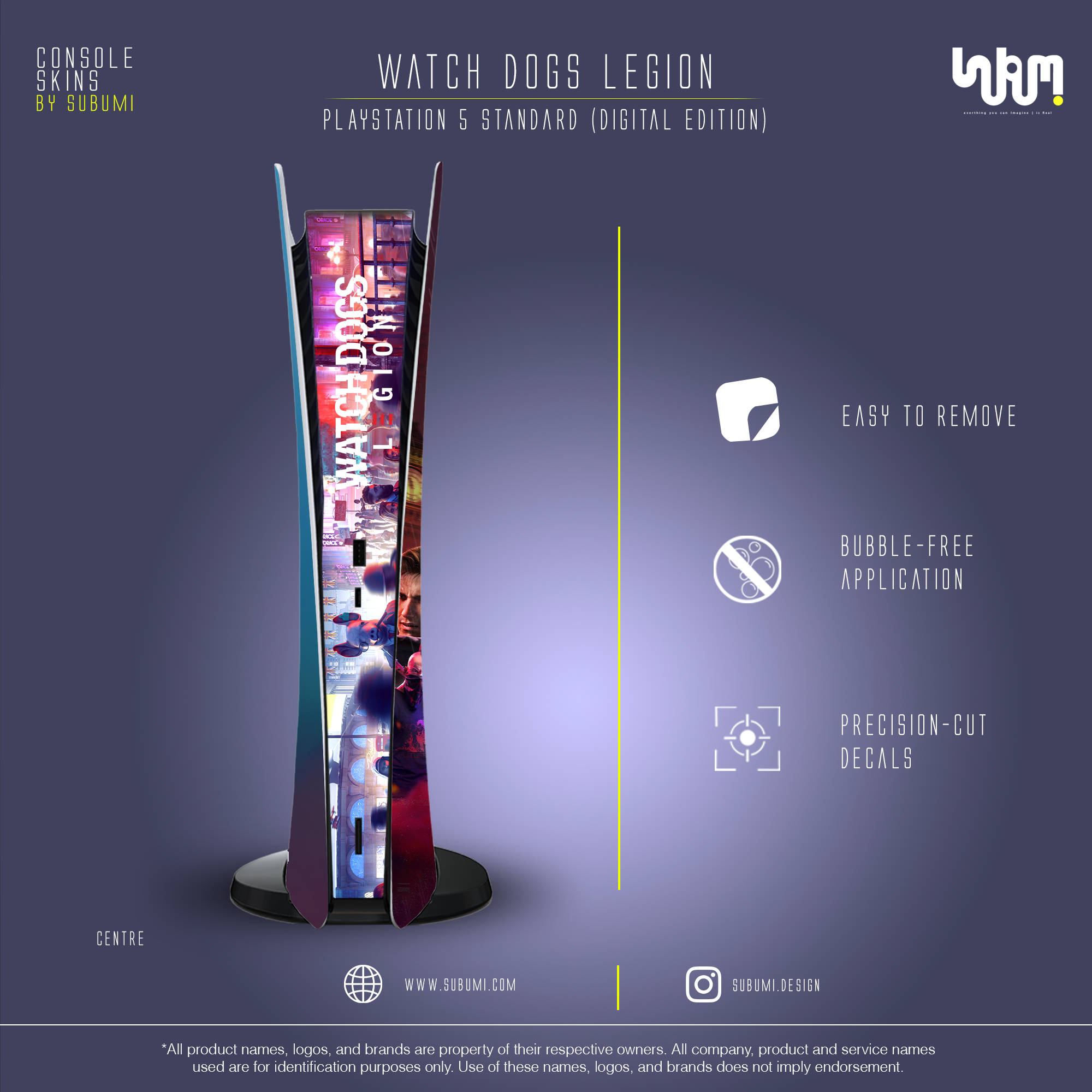 Watch Dogs: Legion PS5 Skin by SUBUMI