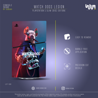 Watch Dogs: Legion Console Skin by SUBUMI — PS5 Slim Disc, left side