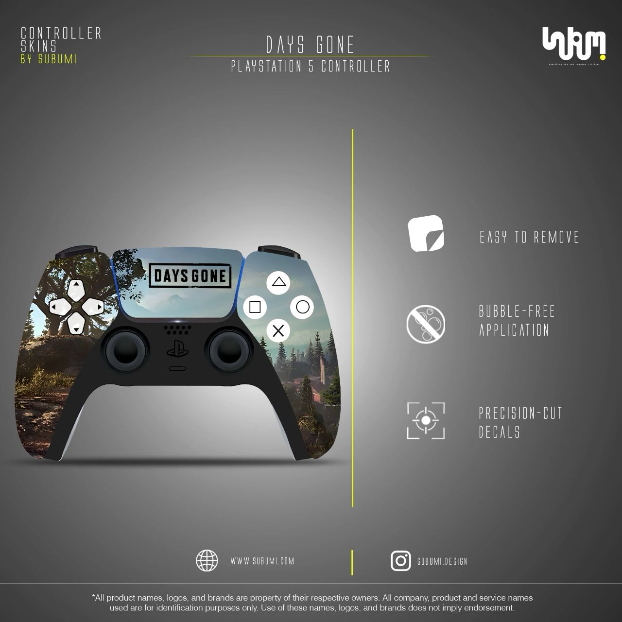Days Gone Controller Skin by SUBUMi