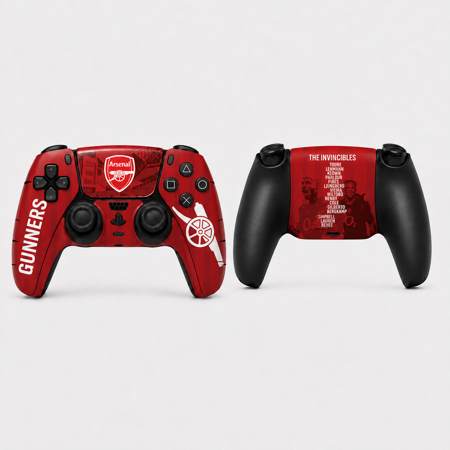 Arsenal PlayStation 5 Controller Skin by SUBUMI