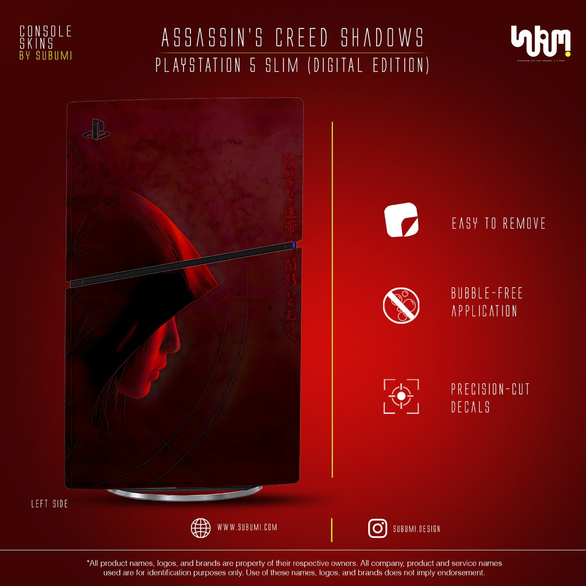 Assassin's Creed Shadows Console Skin by SUBUMI