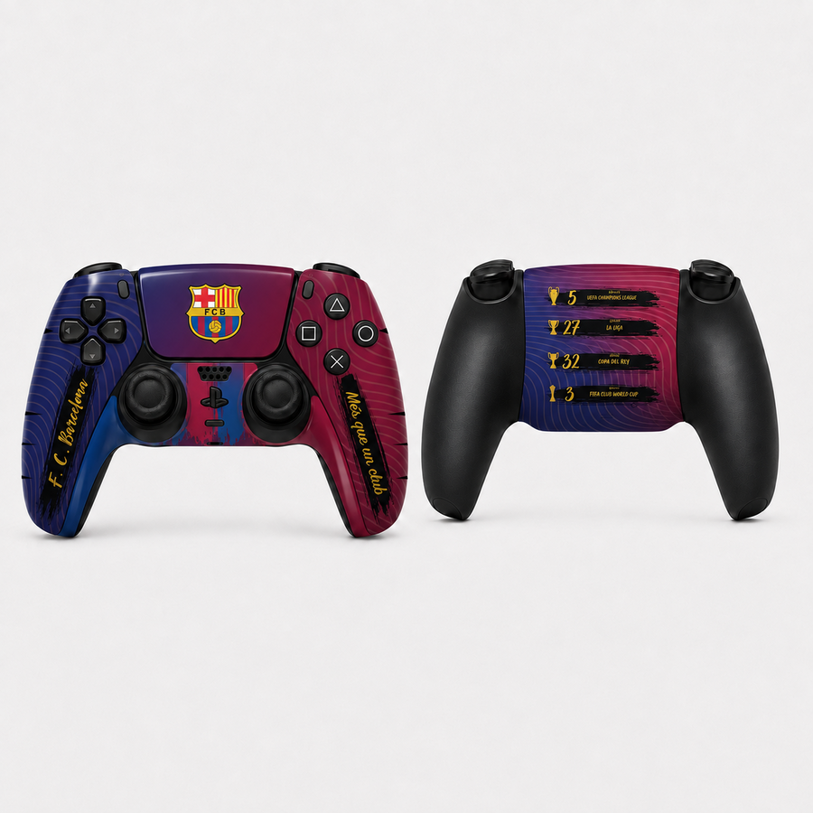Barcelona PlayStation 5 Controller Skin by SUBUMI