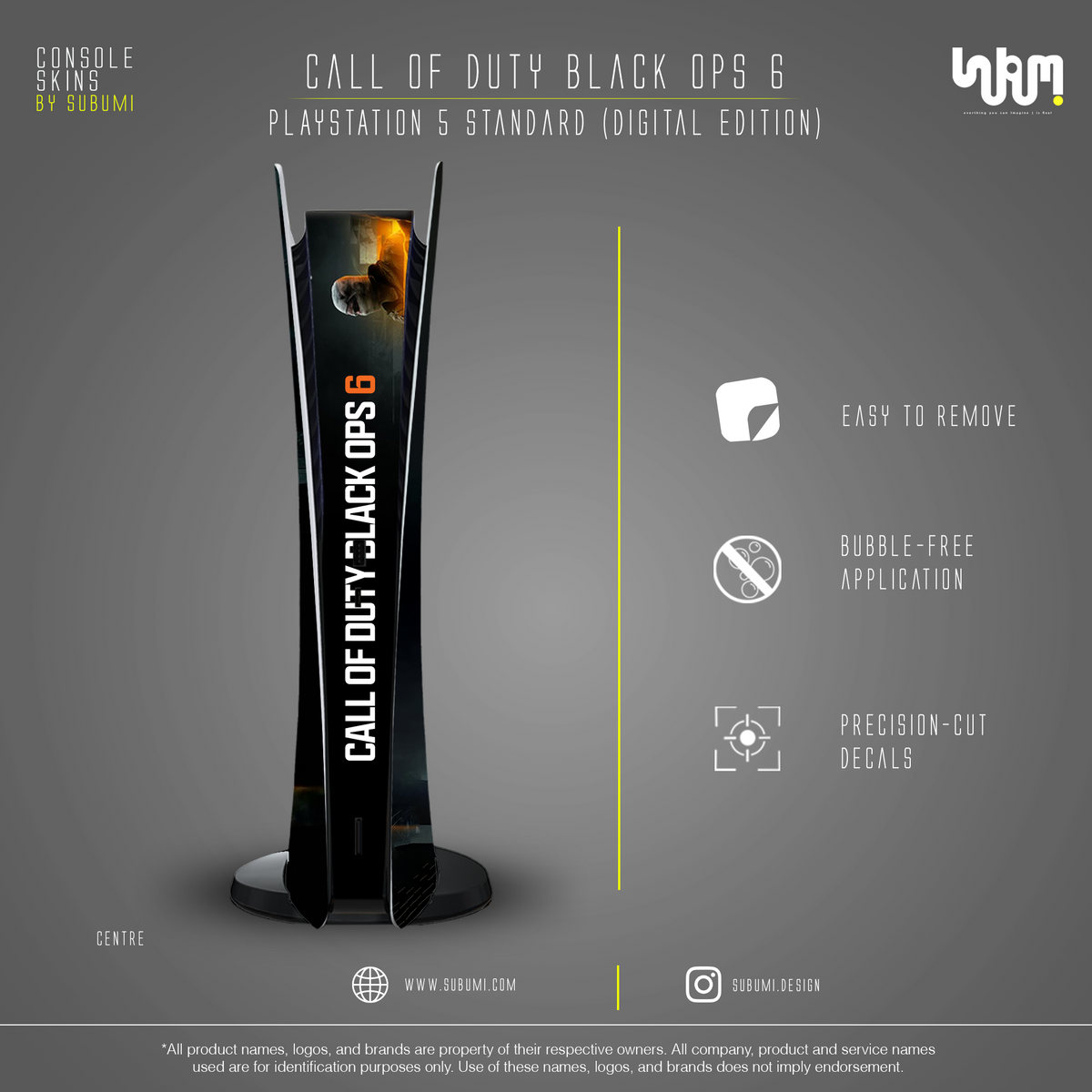 Call of Duty: Black Ops 6 PS5 Skin by SUBUMI