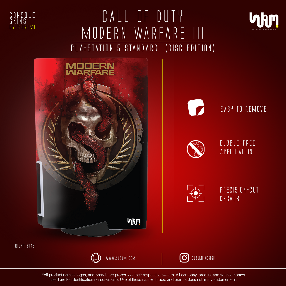 Call of Duty MW3 Console Skin by SUBUMI