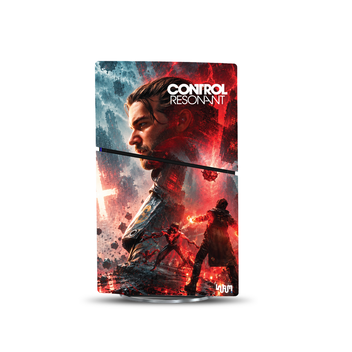 Control Resonant Console Skin by SUBUMI — PS5 Slim Digital, right side