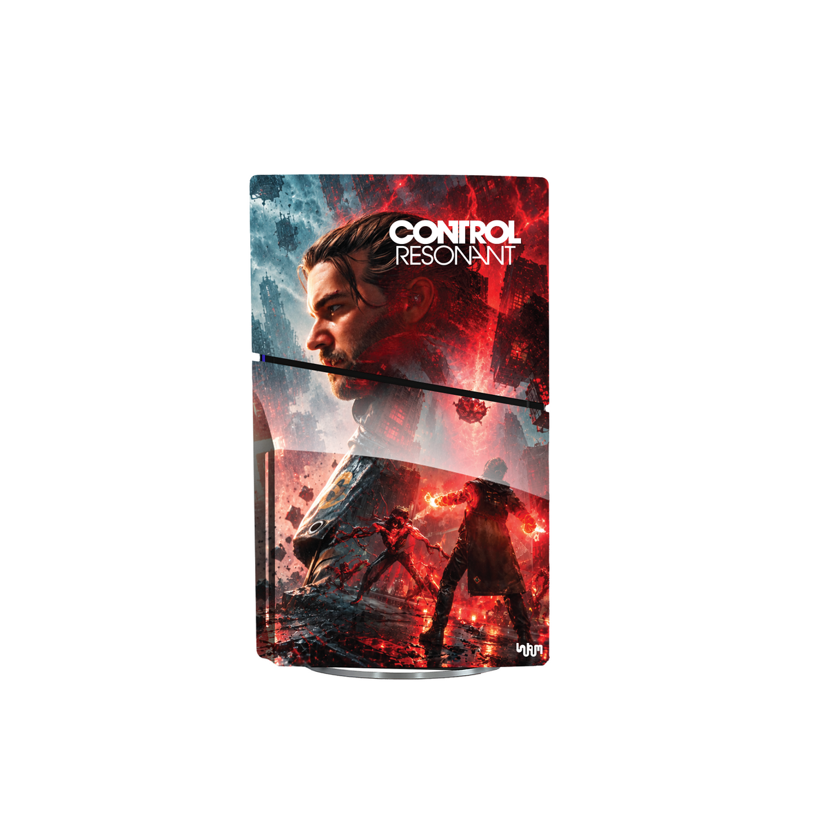 Control Resonant Console Skin by SUBUMI — PS5 Slim Disc, right side