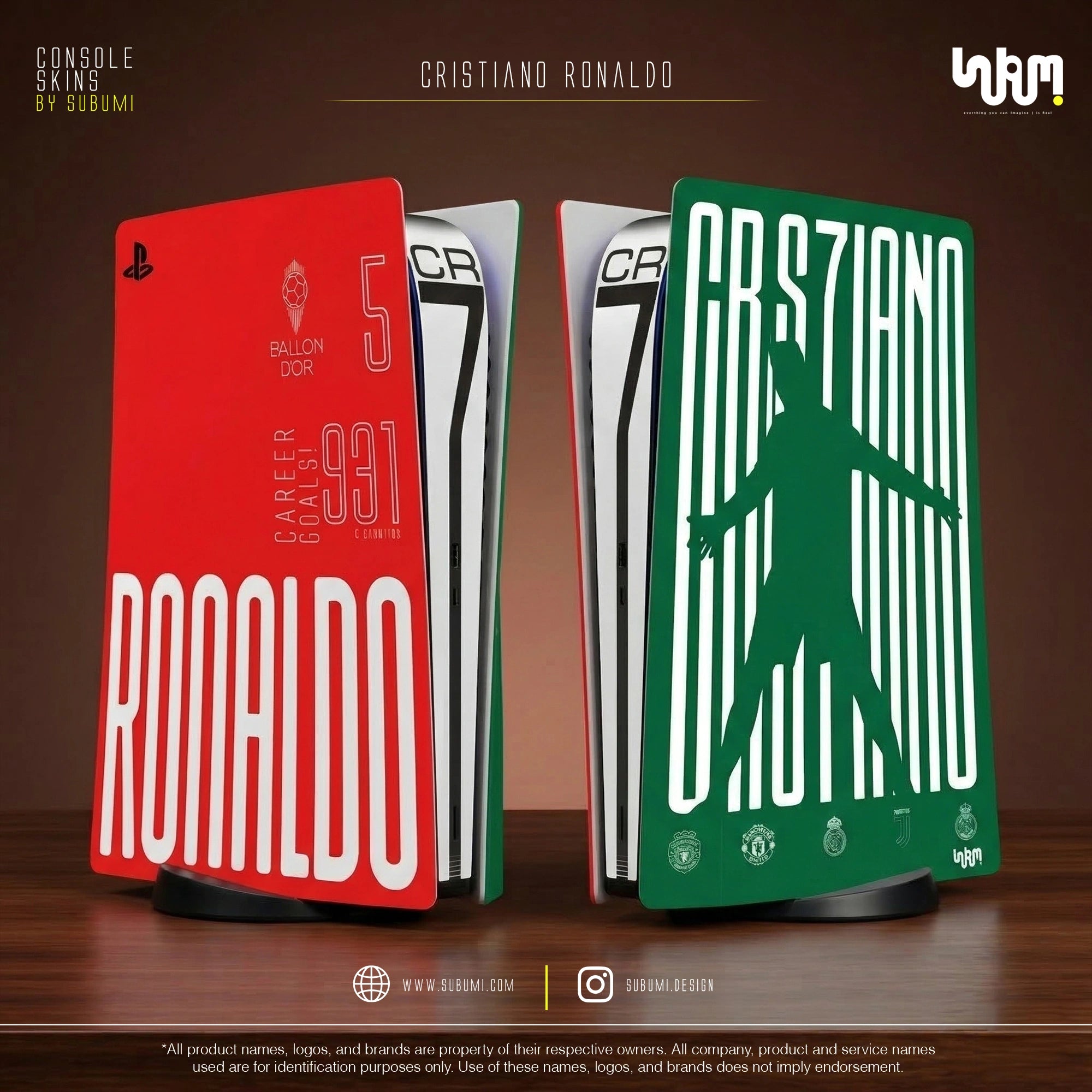 Cristiano Ronaldo Console Skin by SUBUMI