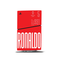 Cristiano Ronaldo Console Skin by SUBUMI — PS5 Slim Digital, left side
